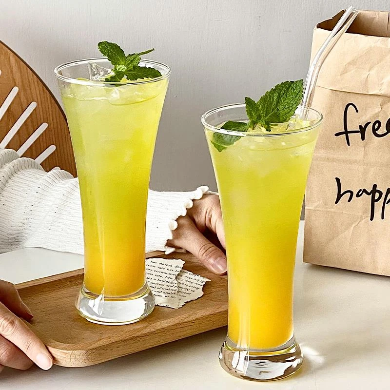 大圣ins风网红玻璃饮品杯子水果茶果汁杯冷饮料杯鸡尾酒杯果汁杯