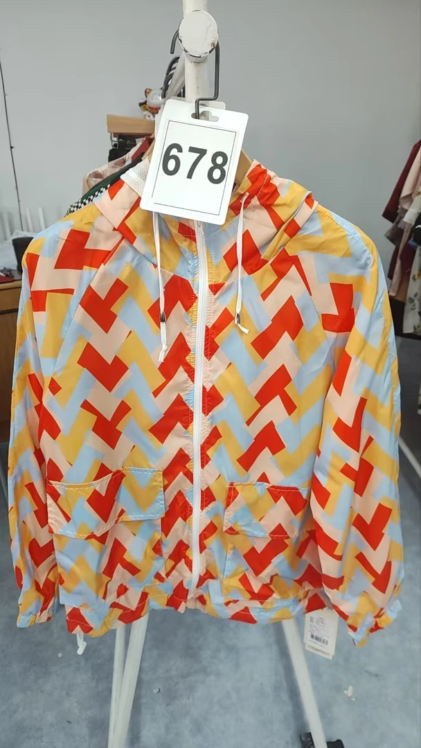 678-透气常规款中长款女UPF50+防晒服夏季宽松型