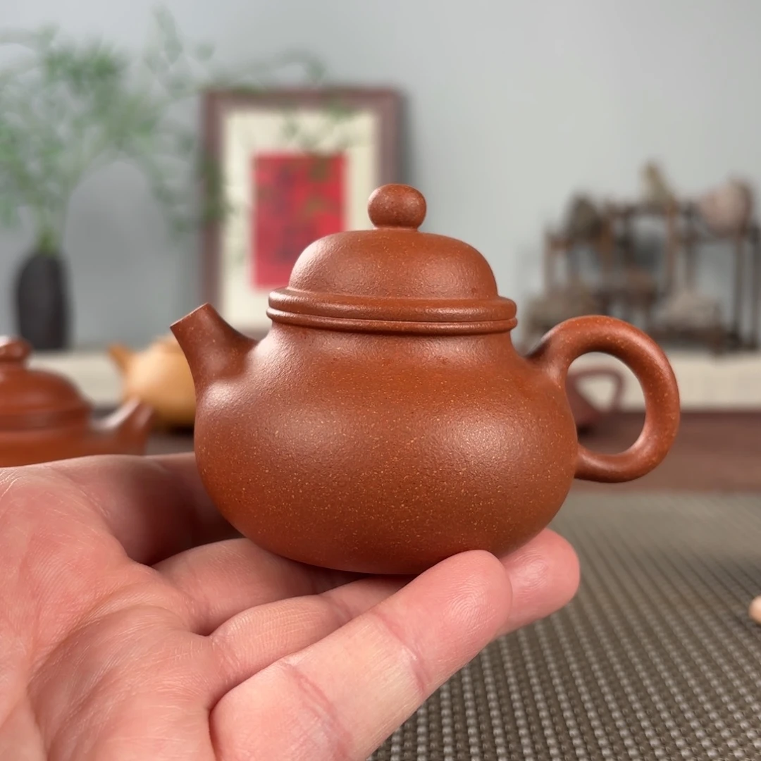 紫砂茶壶黄龙山原矿紫砂壶120