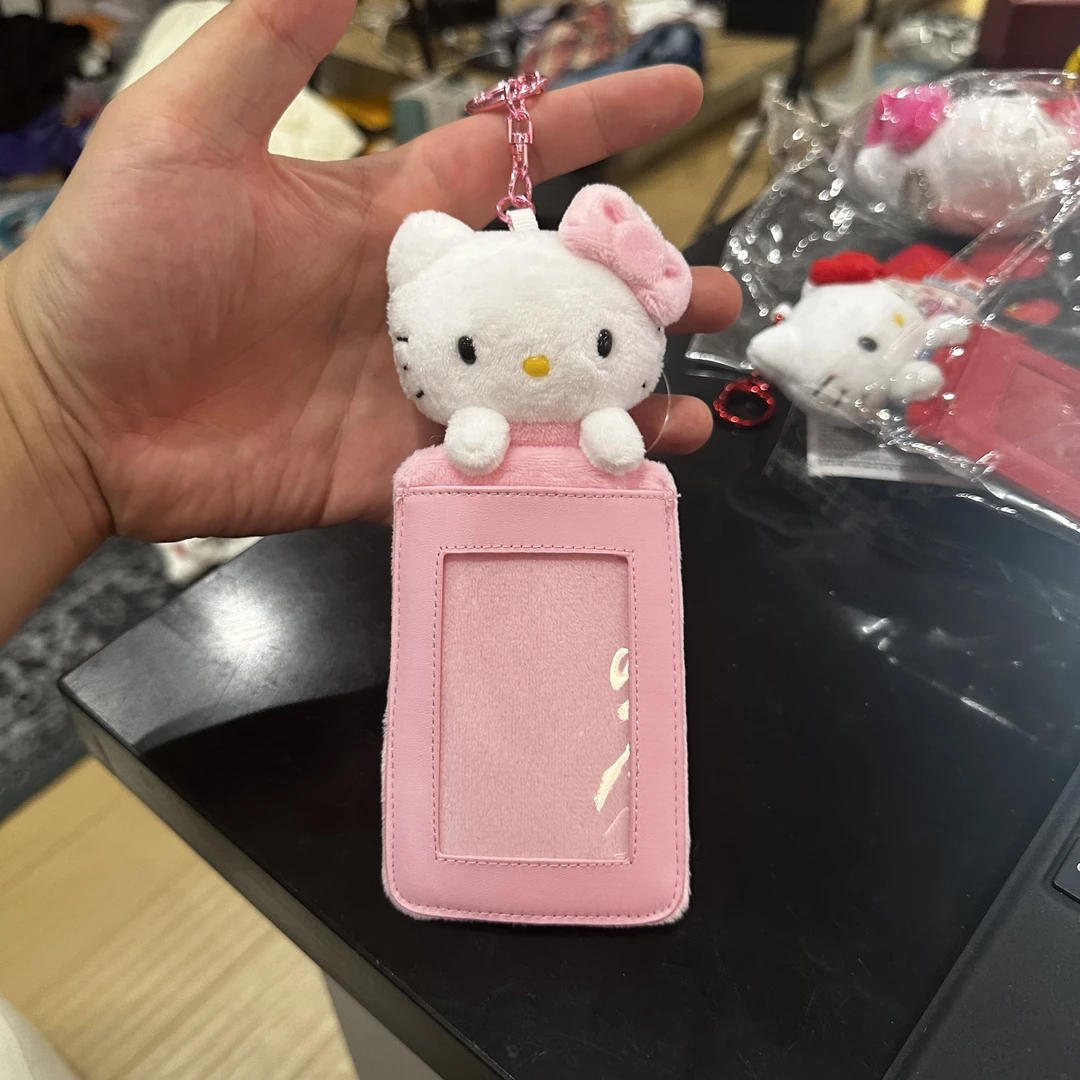 【首尔限定】Hello Kitty 韩国限定 Kitty毛绒行李牌钥匙扣