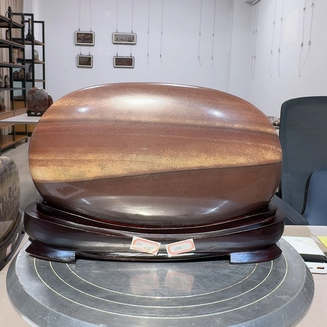 27×17×8 长江画面石摆件