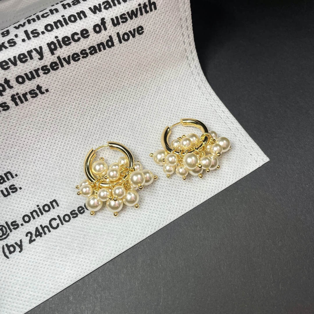 铜合金耳饰 买三送一  手工气质时尚百搭复古法式小众耳钉