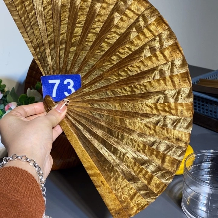 金丝楠清***水金丝楠木扇子