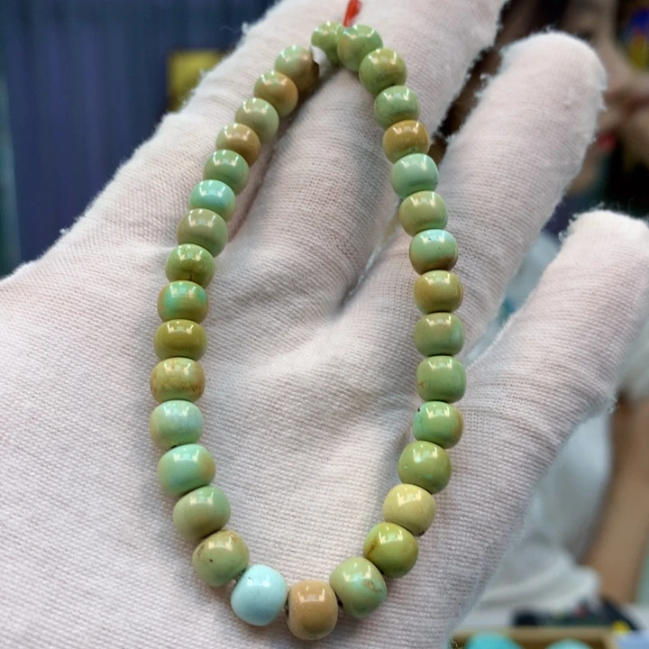 清***心未镶嵌绿松石单圈