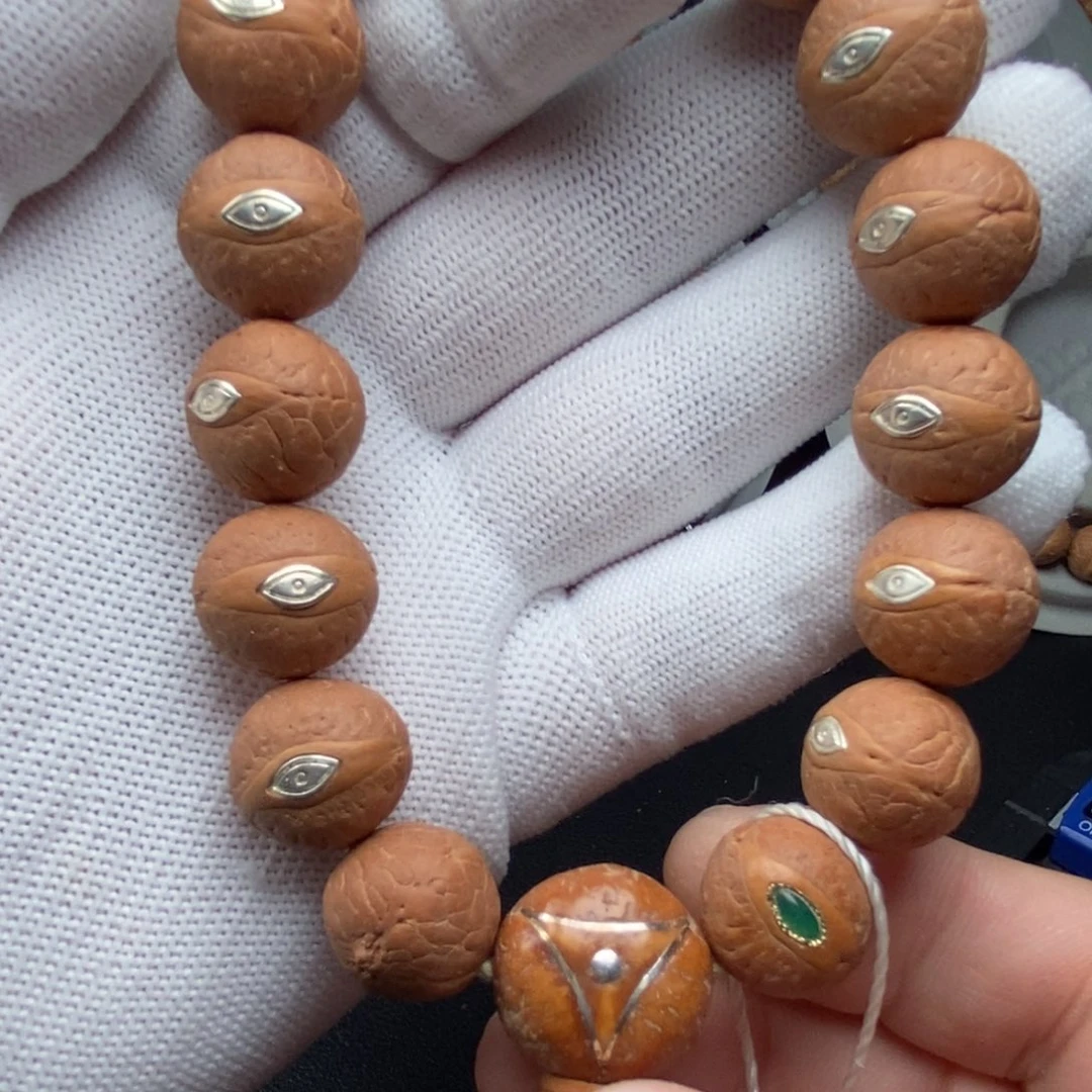 凤眼菩提手串精工银眼睛16mm
