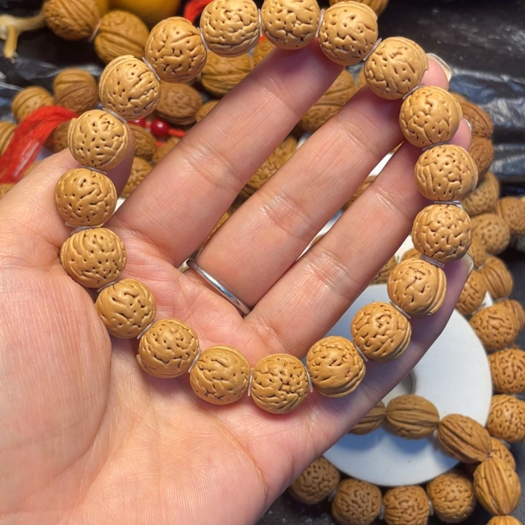 桃木桃核手串12+野生