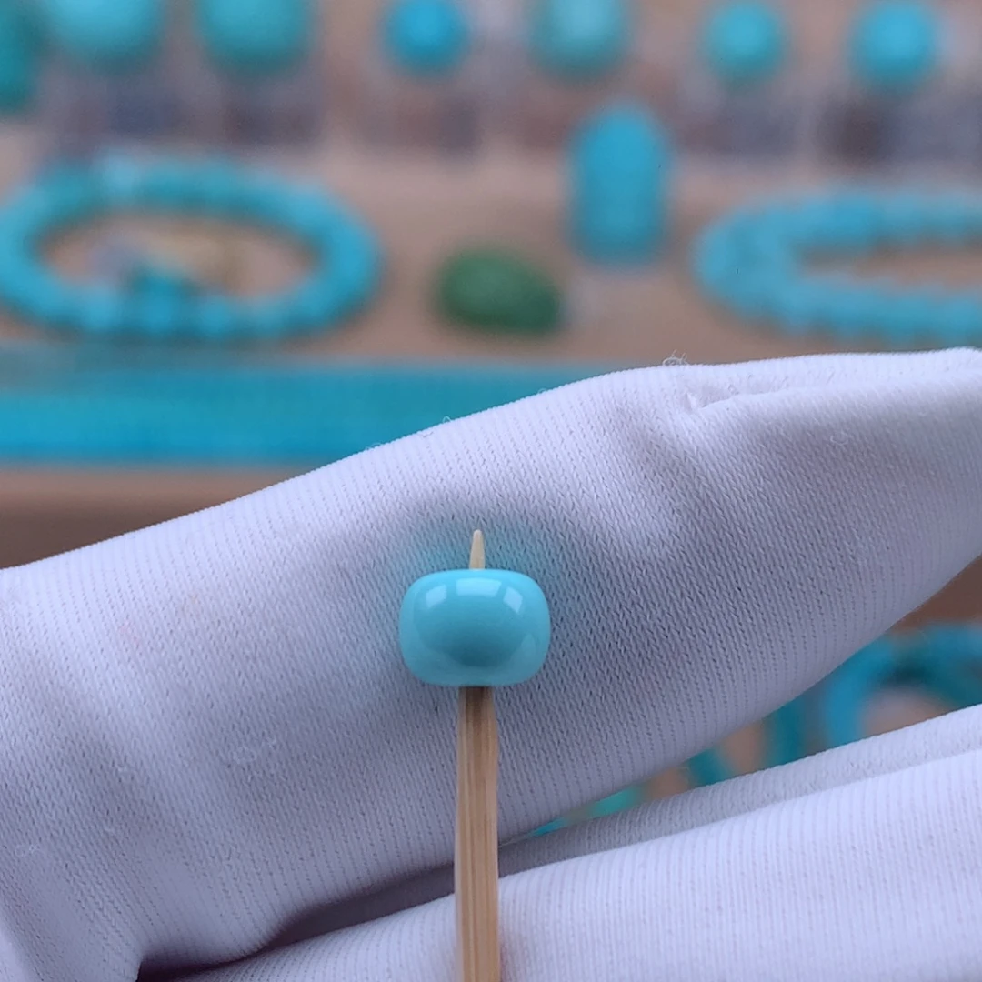 绿松石未镶嵌珠宝奇石6mm