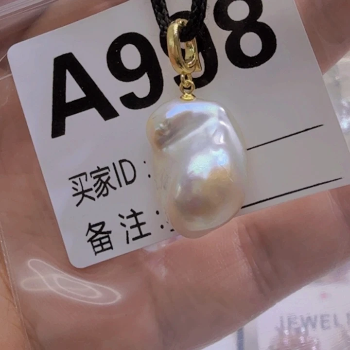 淡水珍珠银S925镶嵌颈饰