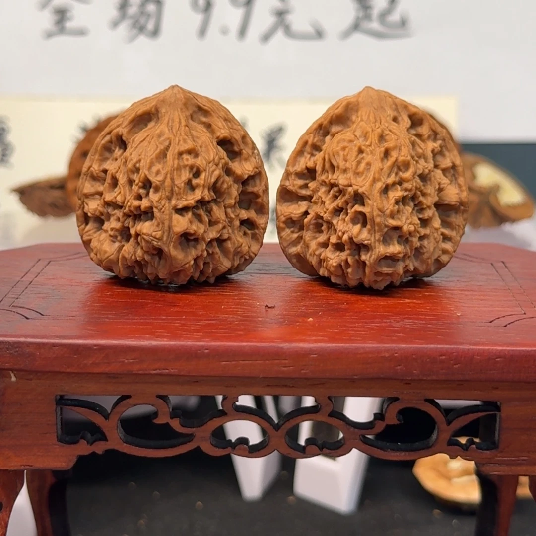 文玩核桃把件14号南疆边40肚39高40全品无药无修原生态