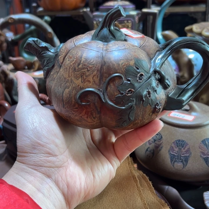 紫砂茶壶紫砂壶收藏起来了！紫砂壶