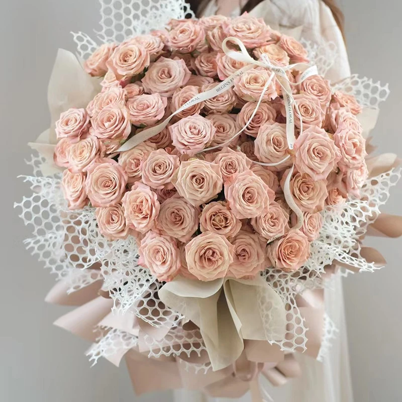 8丝加厚晨雾哑光纸防水鲜花包装纸花艺