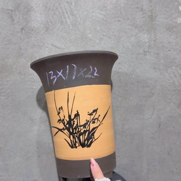 紫砂花盆22/17/13