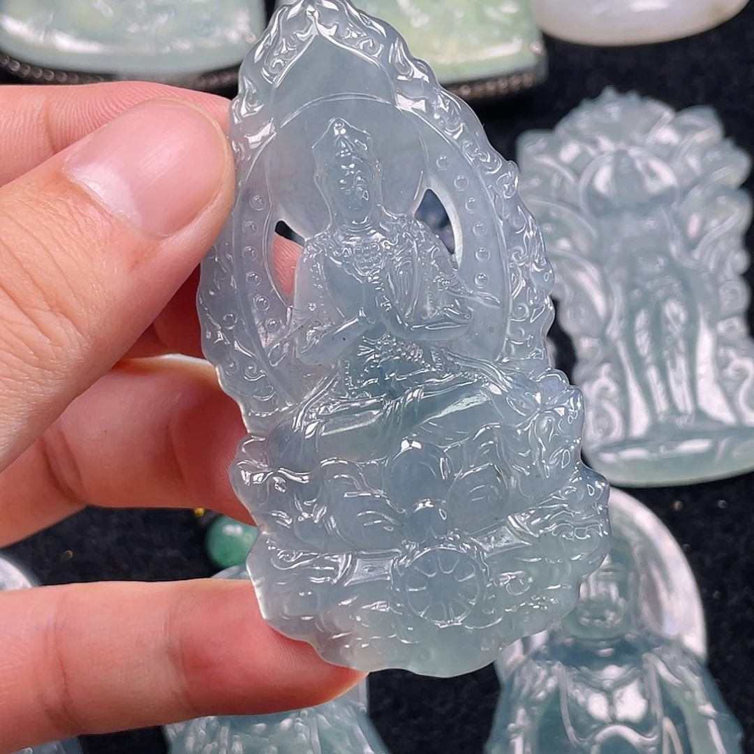 颈饰未镶嵌翡翠6，