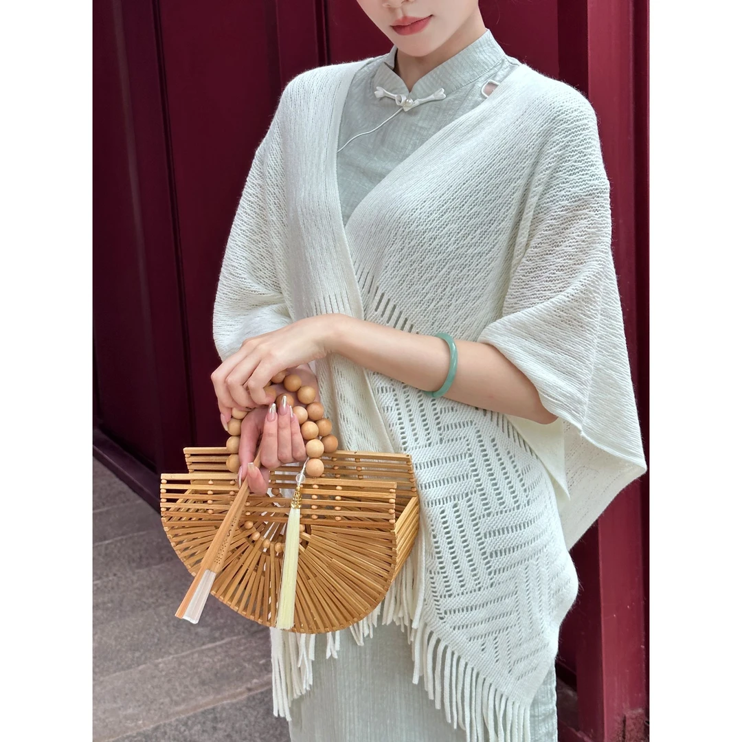 DAZIQI【梦华录】百搭防晒显瘦凉感针织修身披肩QI1963272