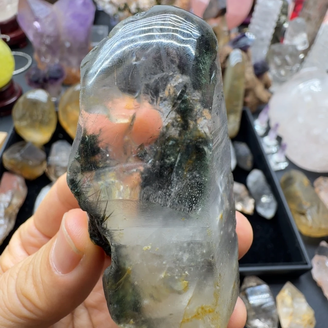 石材幽灵黑发晶福利