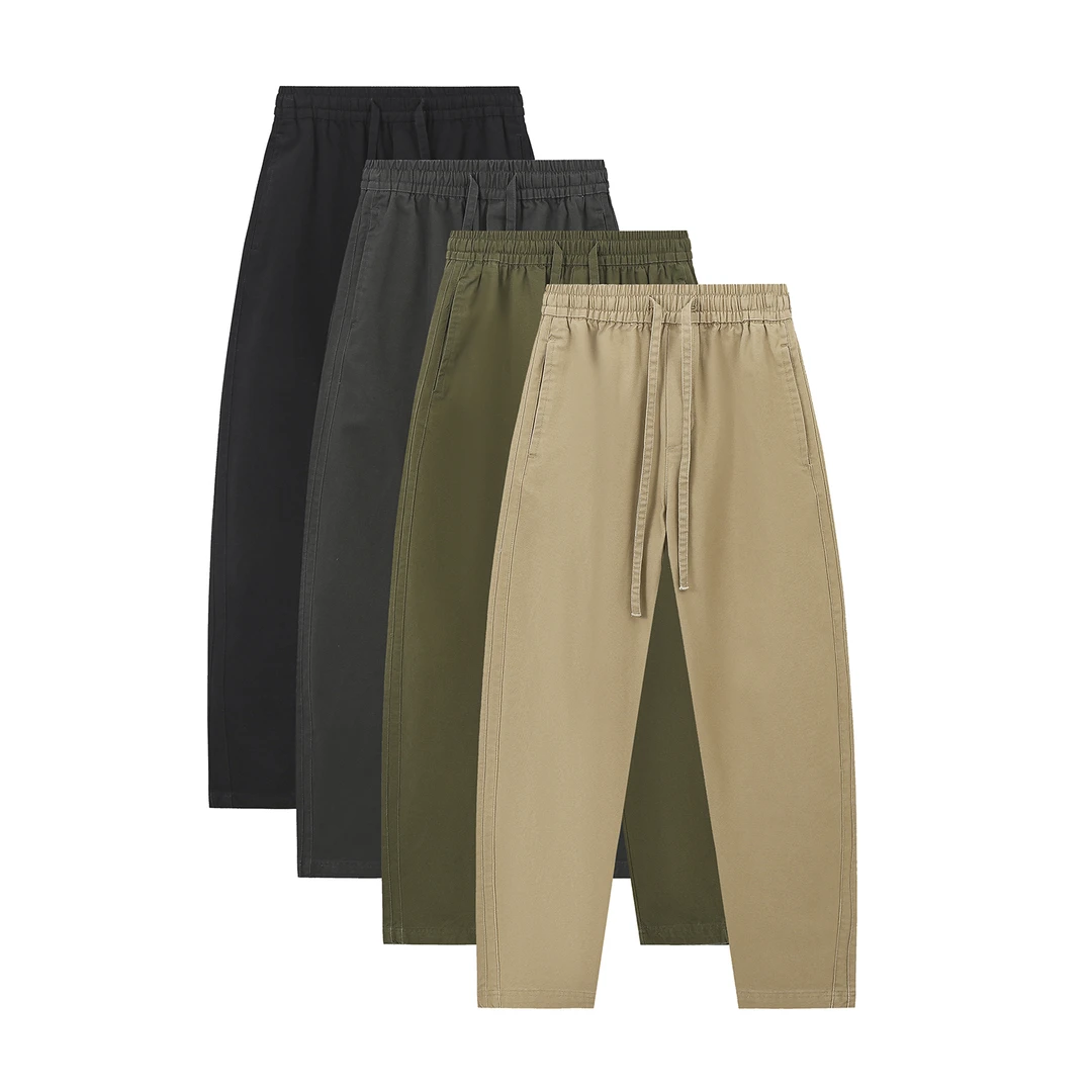 春季新款纯棉香蕉裤立体剪裁弯刀裤运动户外休闲百搭宽松裤GK2005