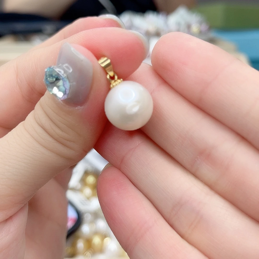 淡水珍珠合金吊坠(不含链)