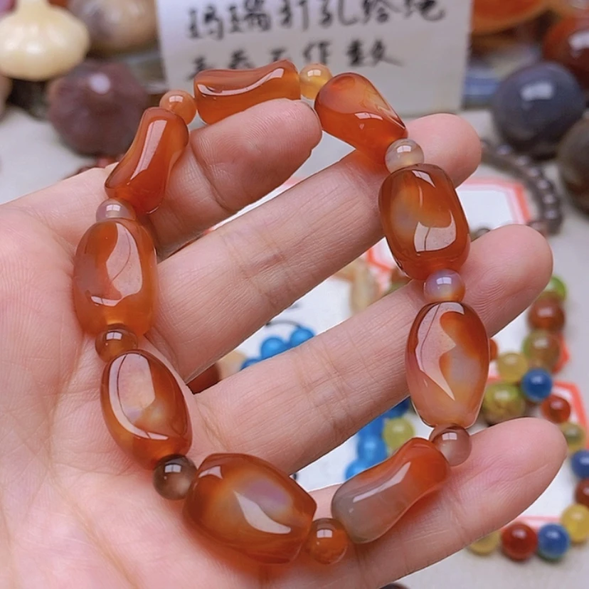 【闪购商品】未镶嵌玛瑙/玉髓珠宝半成品如*