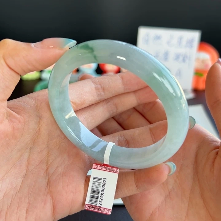 翡翠未镶嵌手镯20号 58