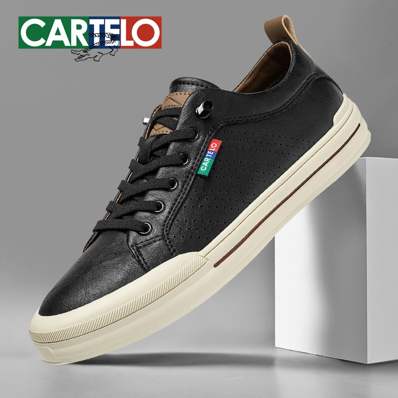 卡帝乐鳄鱼2025新款秋冬平底板鞋镂空透气一脚蹬男士运动休闲鞋子