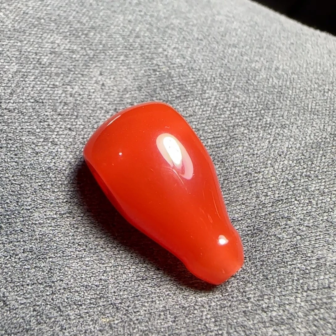 南红玛瑙10.4三通未镶嵌