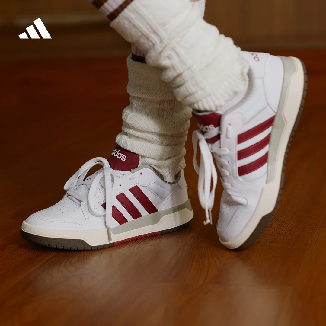 流光风 阿迪达斯 ENTRAP休闲运动板鞋少年感复古篮球鞋男女JQ3926