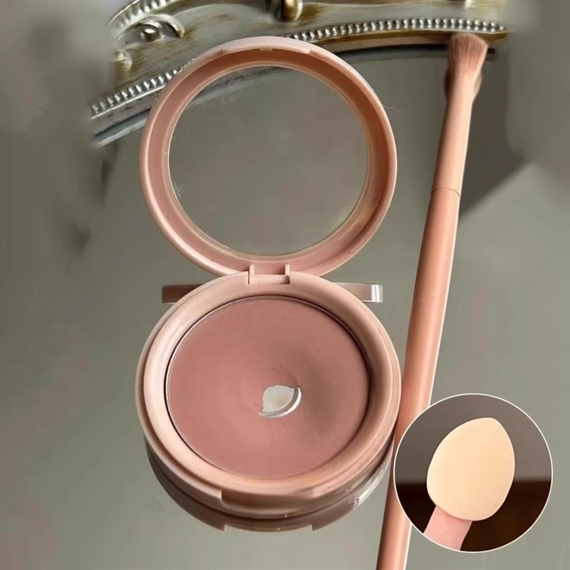 防水醉繁花霞飞消钟的灰粉色腮红低饱和奶杏色单哑光收缩色膨胀色