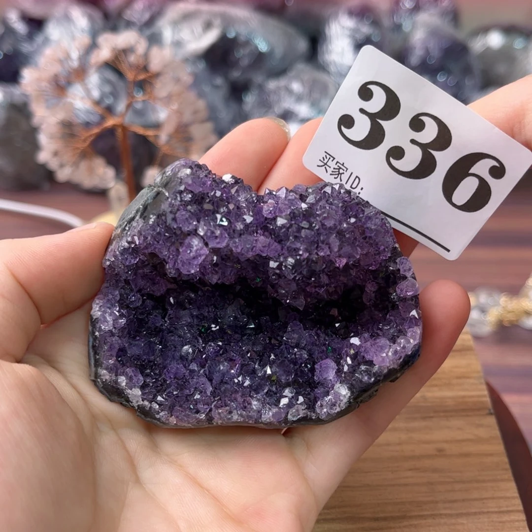 紫晶珠宝半成品未镶嵌