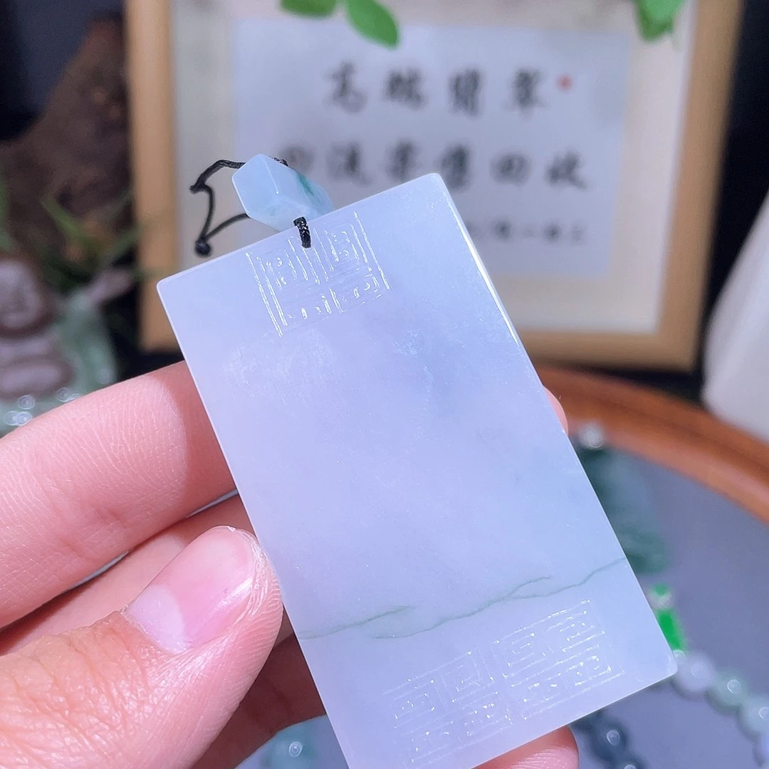 翡翠未镶嵌颈饰吊坠33