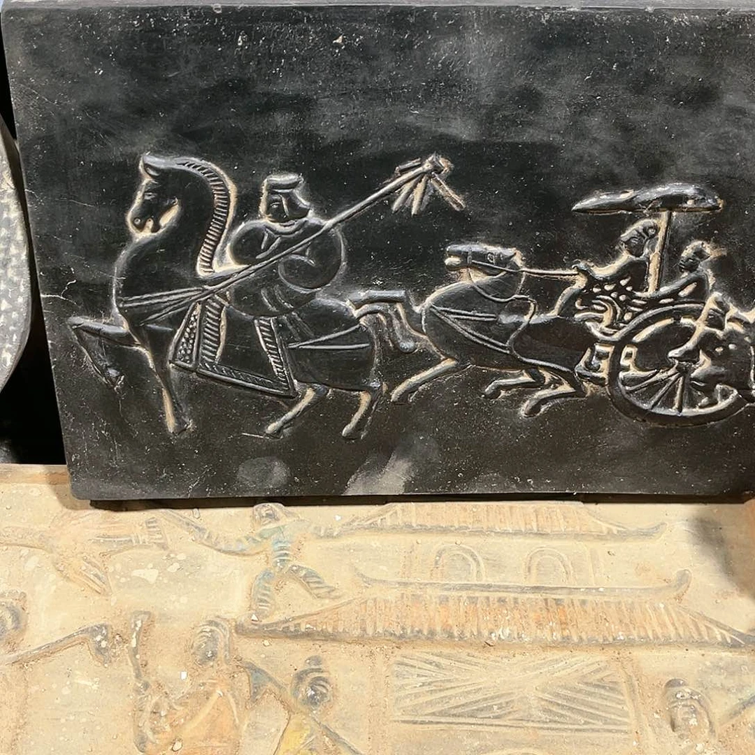 瓦当摆件摆件茶桌茶台陶瓷否****?