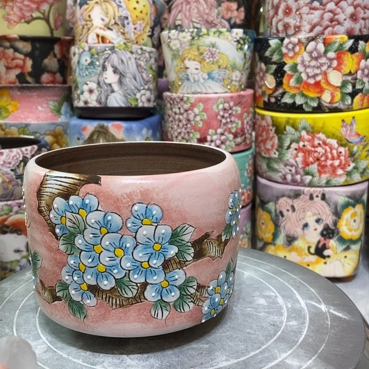 景德镇艺术手绘作品