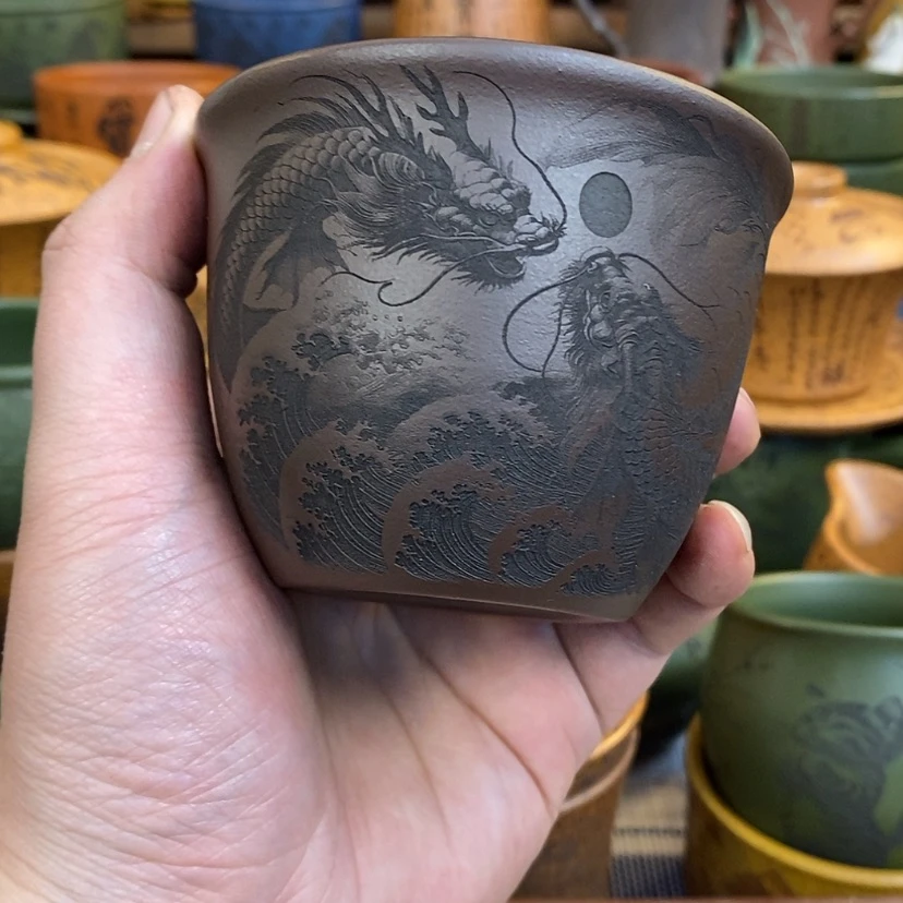 【闪购商品】紫砂杯子宜兴全手工紫砂杯