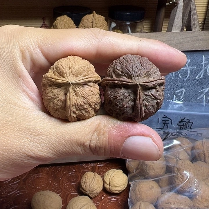 吊坠文玩核桃精品阴阳三棱
