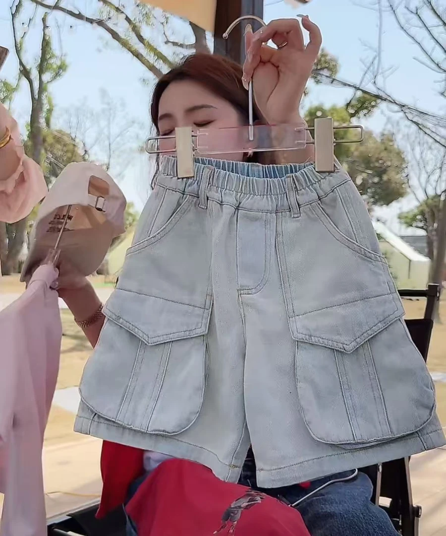 【棉逗熊夏款】男童韩版夏季休闲中大童百搭裤子-15030