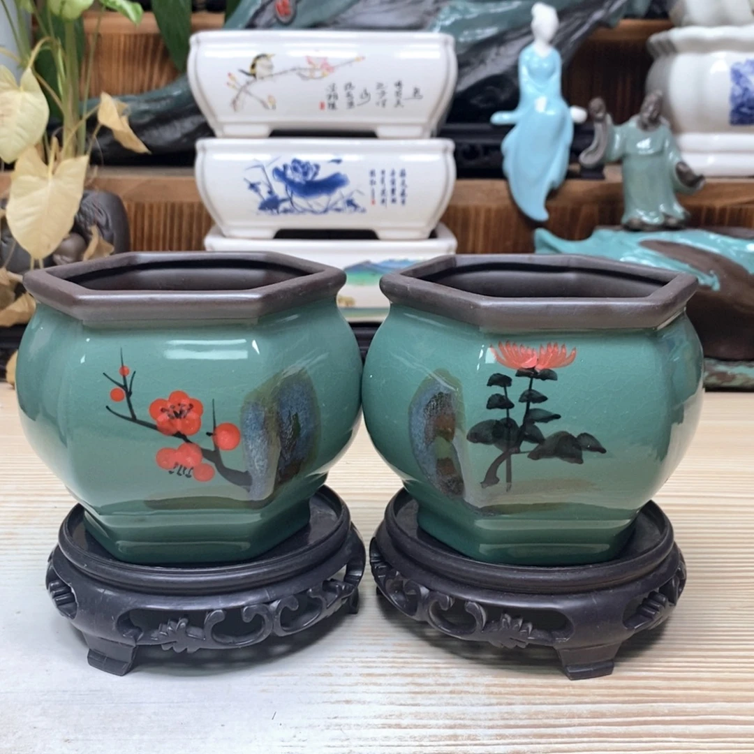 花盆紫砂陶瓷艺术花盆陶瓷