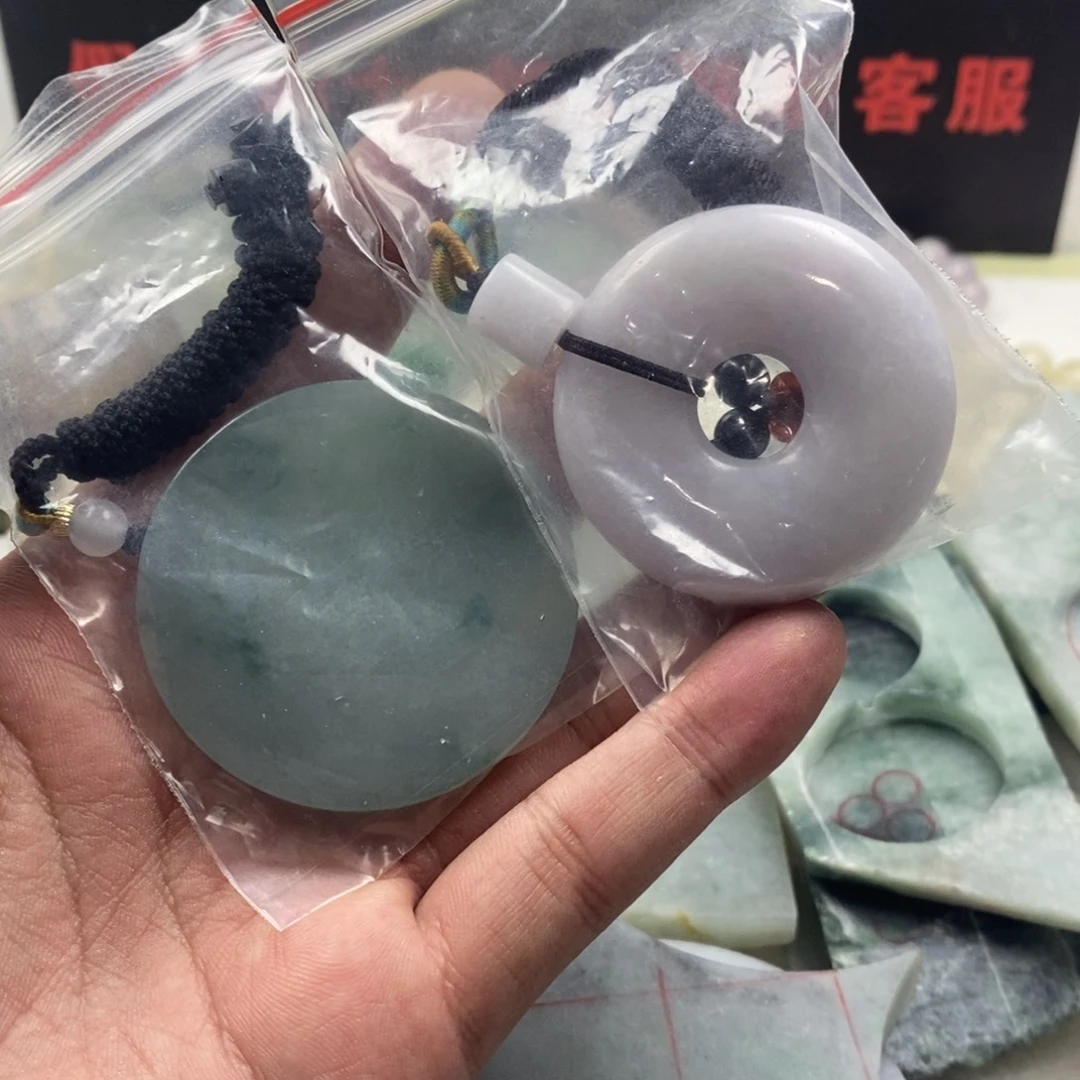 小***柔翡翠散珠天然缅甸翡翠a货