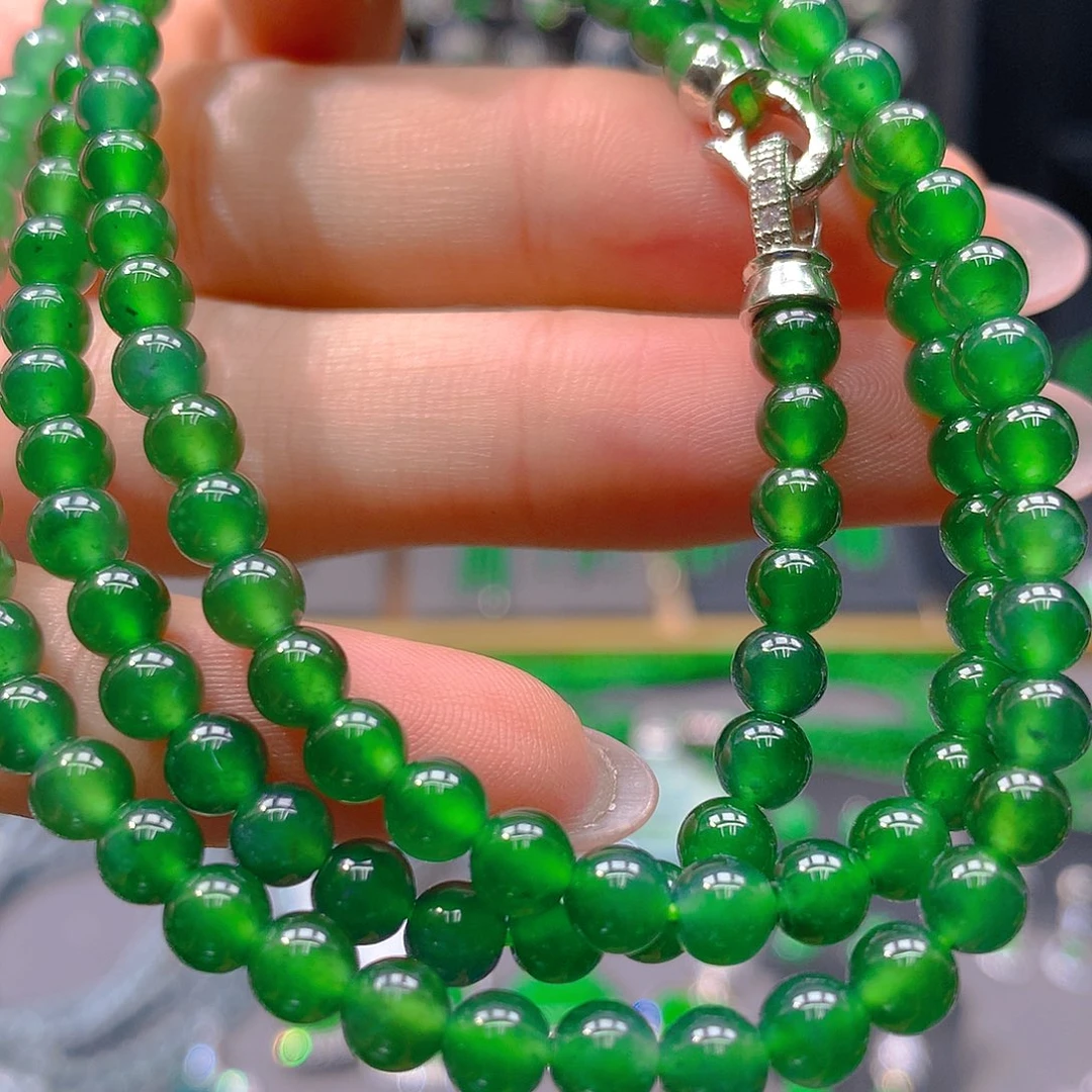 翡翠未镶嵌耳饰天然翡翠