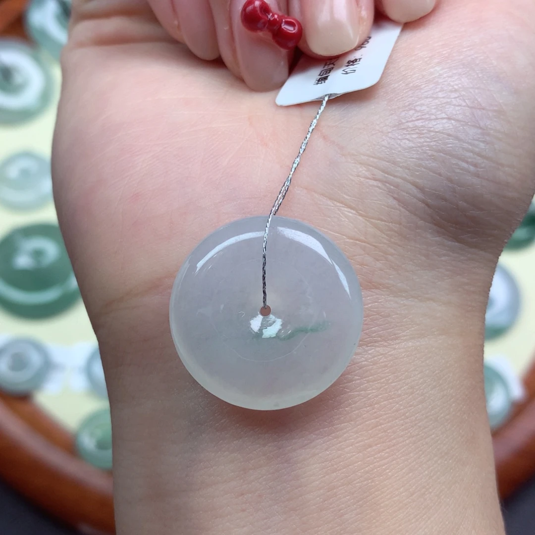 翡翠未镶嵌颈饰吊坠23/5.6mm