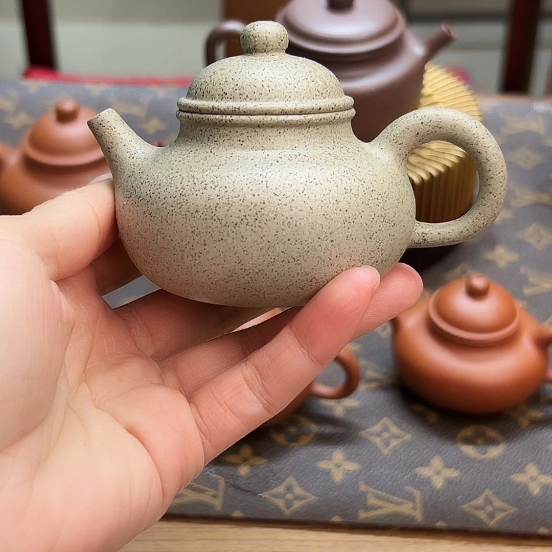 茶壶紫砂原矿芝麻段容量100cc左右