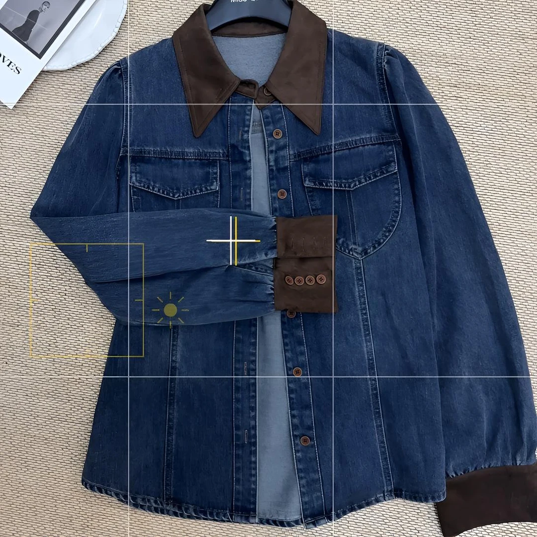 牛仔外套秋季新款女装高级感气质上衣