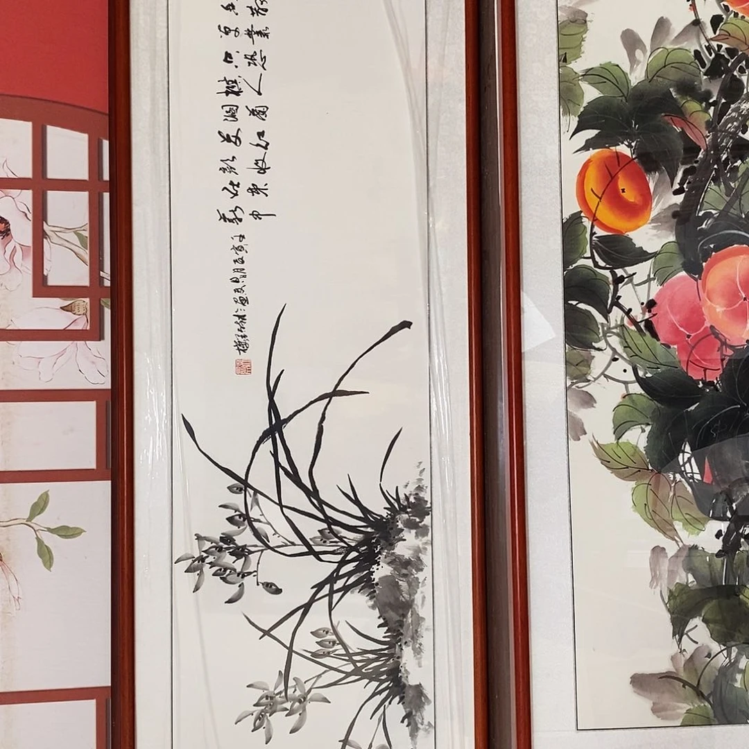 国画带框尺寸47✖️162厘米