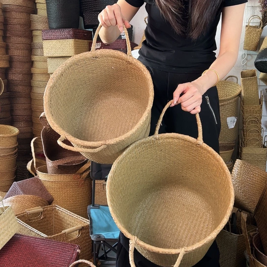 草编草编包/草编收纳盒微瑕疵