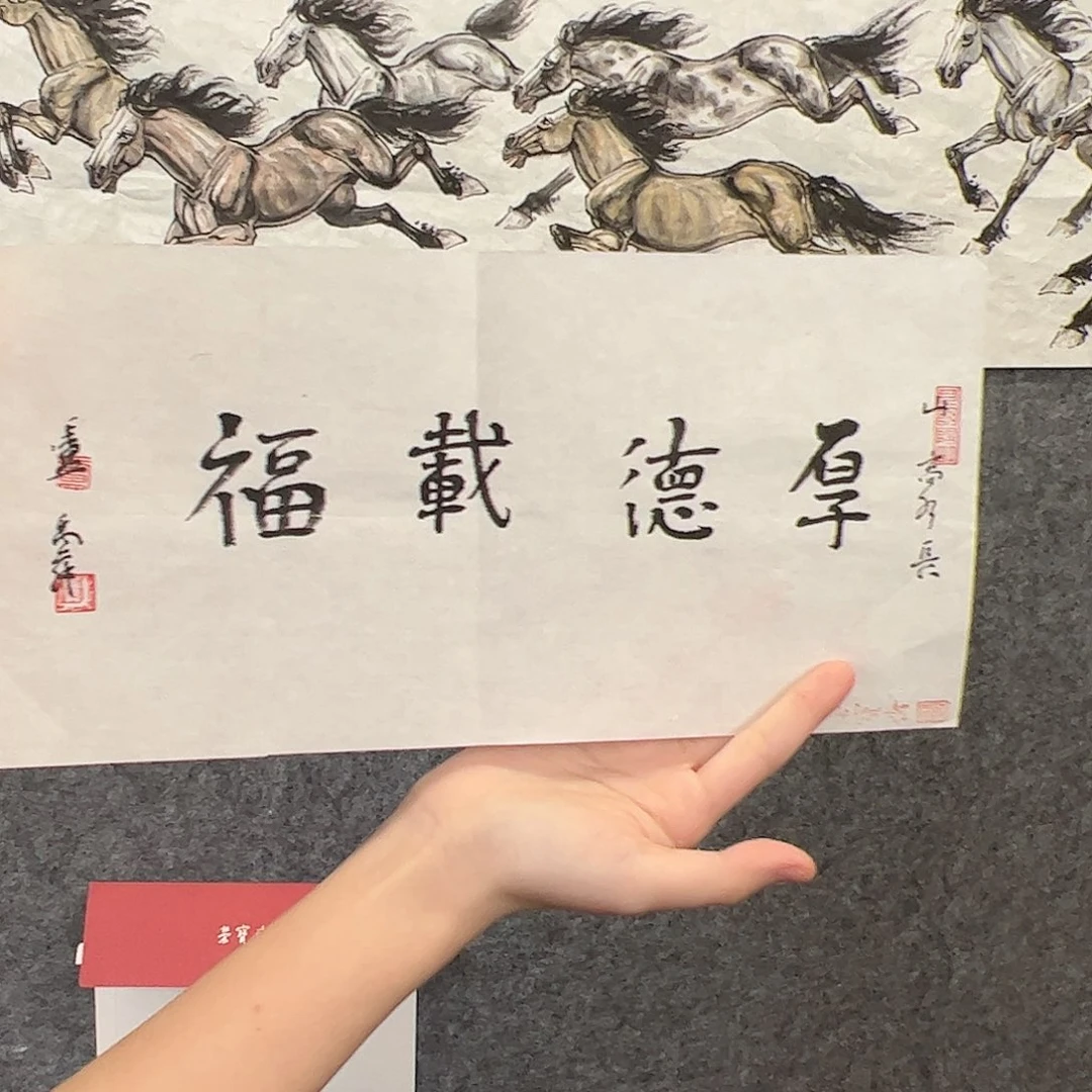 纸本无（a19250）厚德载福 书画3