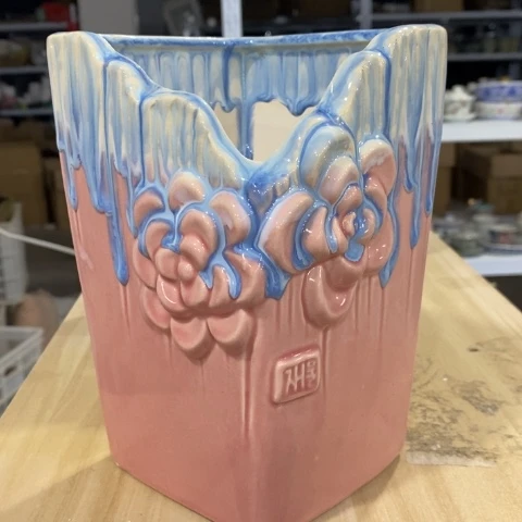 452粉色方盆31331133陶瓷