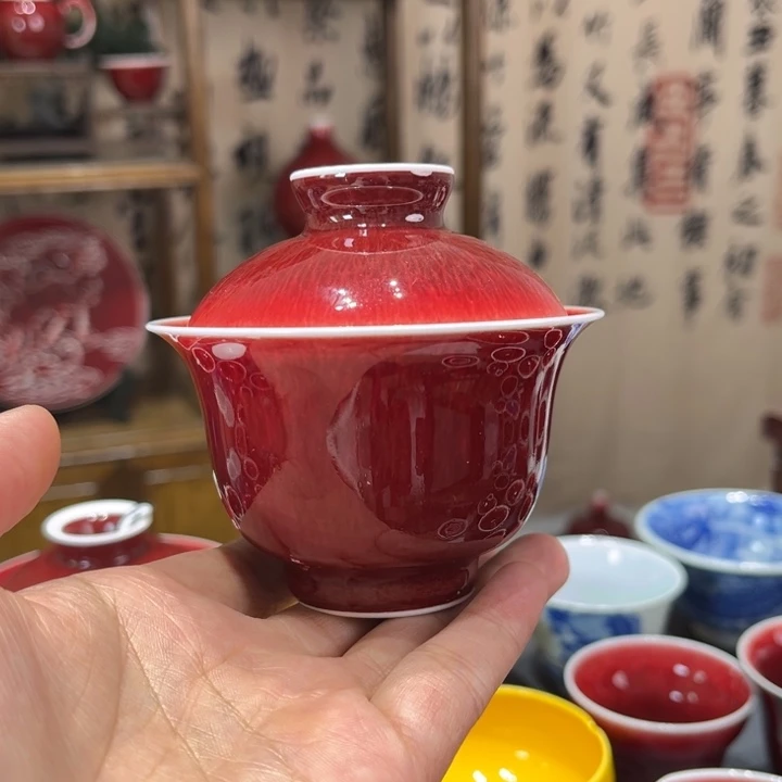 景德镇陶瓷2才盖碗