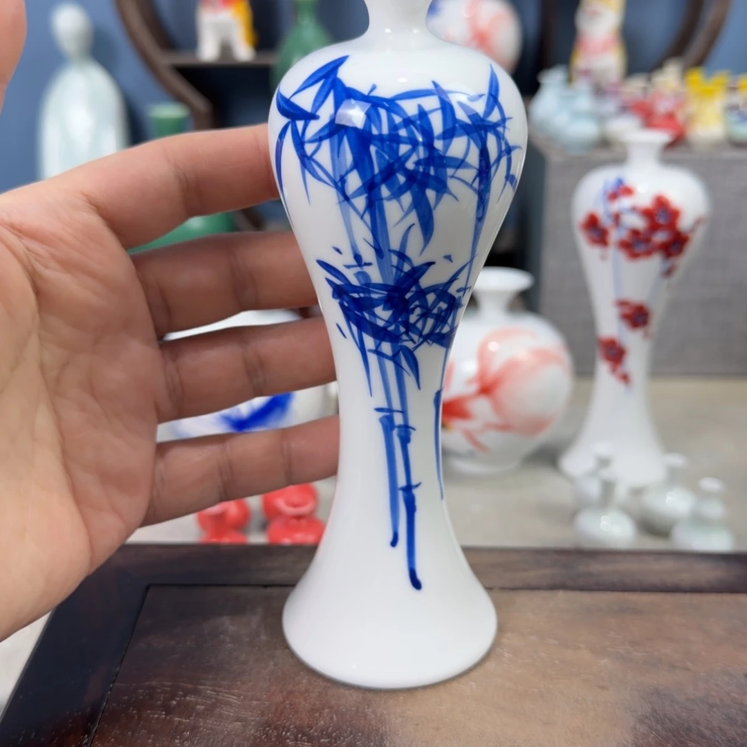 陶瓷手工小花器摆件