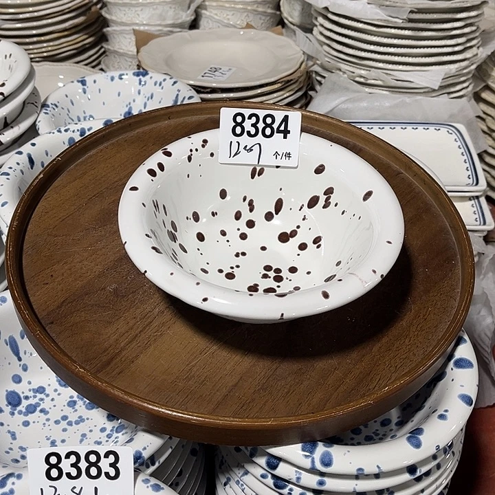 瓷微瑕外贸餐具8384