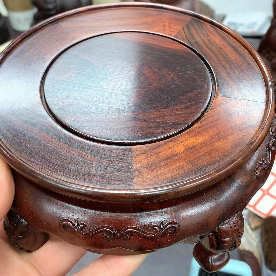 藤类乐****）微凹黄檀15公分旋转底座