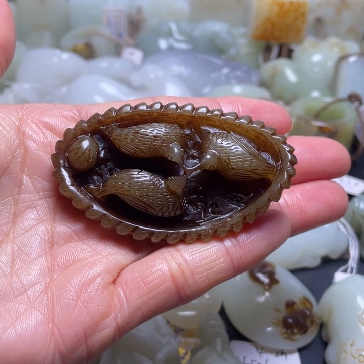 和田玉挂件未镶嵌