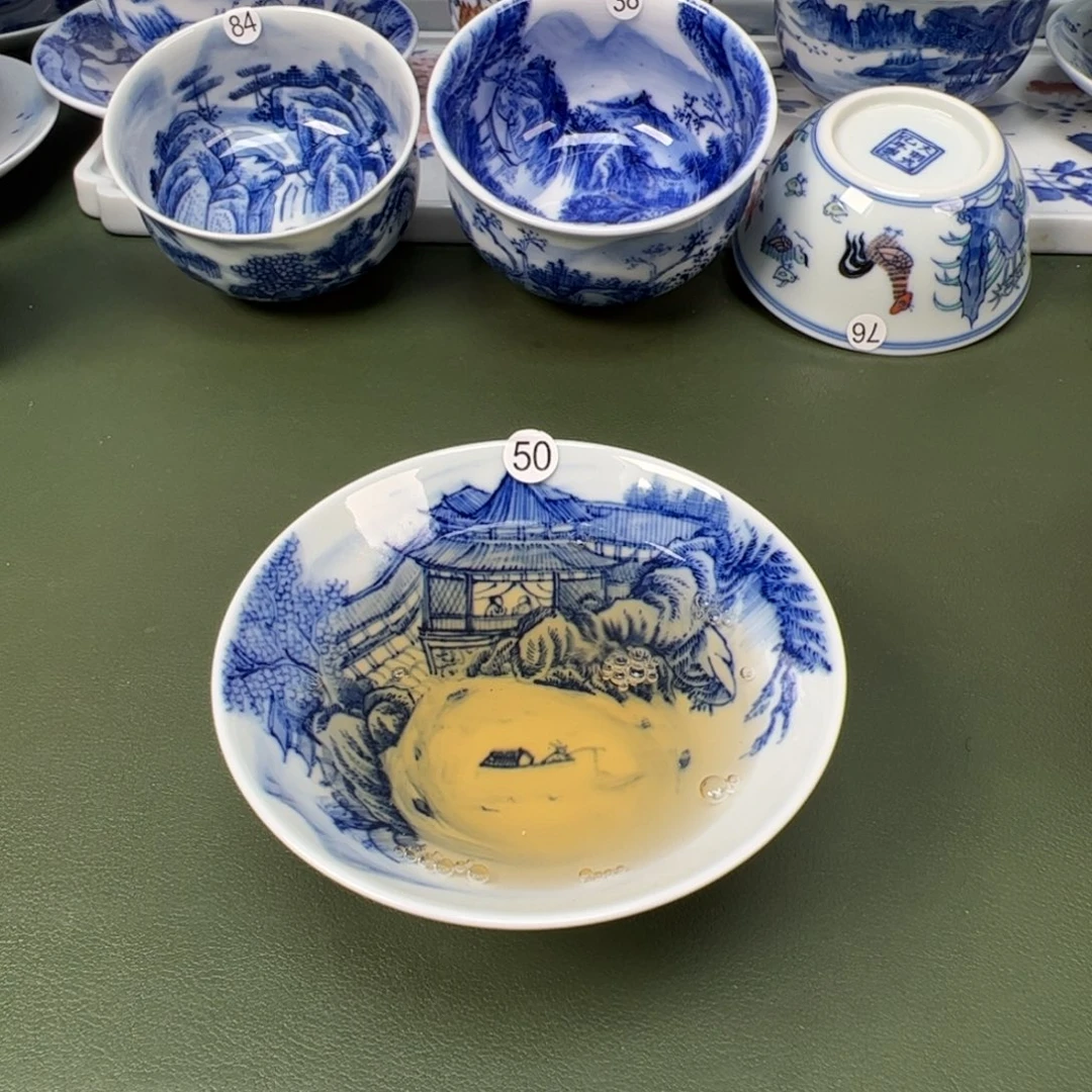 陶瓷景德镇纯手工纯手绘茶具木木50